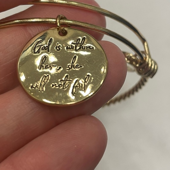 God Is Within Her, She Will Not Fail bracelet - Picture 3 of 3